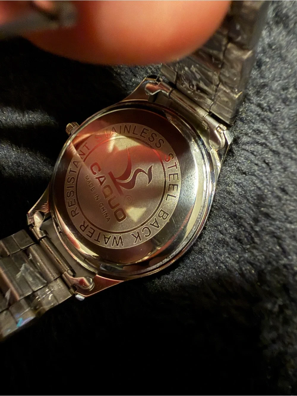 Men's Silver Stainless Steel Quartz Watch - Silver Dial